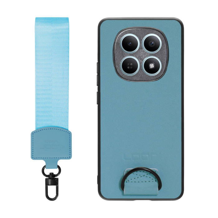 [ LOOF STRAP-SHELL (ショートVer.) ] REDMI Note 15 5G Xiaomi 25098RA98G スマホケース 背面 ケース カバー ハードケース ハンドストラップ  本革 [ REDMI Note 15 5G ]