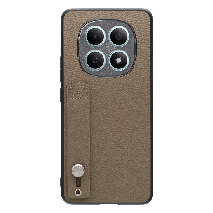 [ LOOF HOLD-SHELL ] REDMI Note 15 5G Xiaomi 25098RA98G スマホケース 背面 ケース カバー ハードケース 背面ベルト 本革 ストラップホール [ REDMI Note 15 5G ]