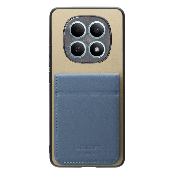 [ LOOF BASIC-SHELL SLIM CARD 2カード ] POCO M8 5G Xiaomi 25118PC98G ケース 背面 カード収納 カード入れ カードポケット カバー スマホケース 薄型 大容量 本革 [ POCO M8 5G ]