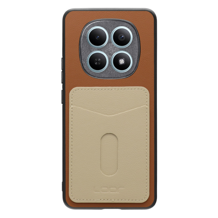 [ LOOF PASS-SHELL (LEATHER Ver.) スライド ] POCO M8 5G Xiaomi 25118PC98G スマホケース 背面 ケース カバー ハードケース カード収納 カードホルダー ストラップホール [ POCO M8 5G ]