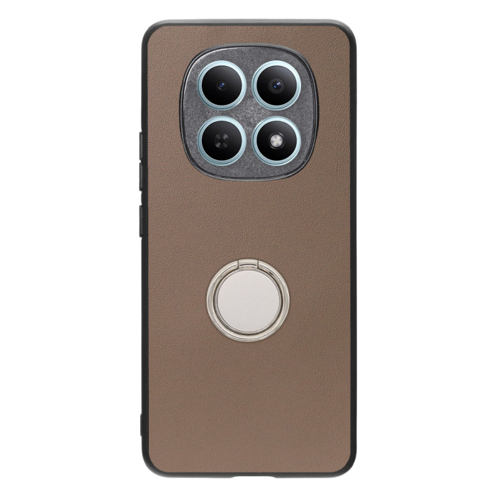 [ LOOF RING-SHELL (シンプル Ver.) ] POCO M8 5G Xiaomi 25118PC98G スマホケース 背面 ケース カバー ハードケース スマホリング リング付き 本革 ストラップホール [ POCO M8 5G ]