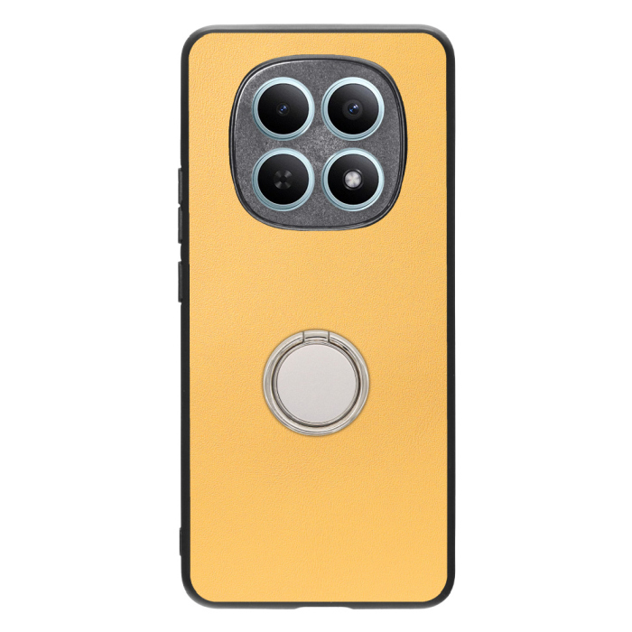 [ LOOF RING-SHELL (シンプル Ver.) ] POCO M8 5G Xiaomi 25118PC98G スマホケース 背面 ケース カバー ハードケース スマホリング リング付き 本革 ストラップホール [ POCO M8 5G ]