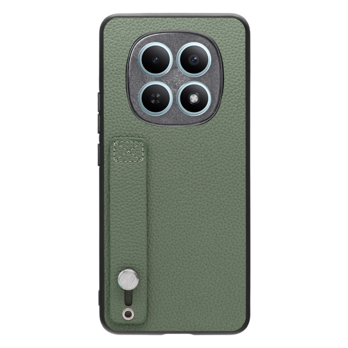 [ LOOF HOLD-SHELL ] POCO M8 5G Xiaomi 25118PC98G スマホケース 背面 ケース カバー ハードケース 背面ベルト 本革 ストラップホール [ POCO M8 5G ]