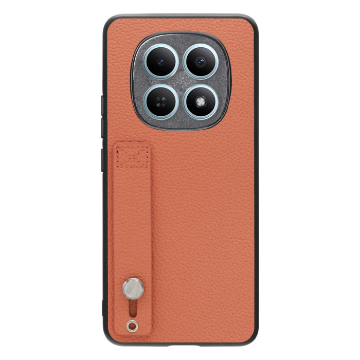 [ LOOF HOLD-SHELL ] POCO M8 5G Xiaomi 25118PC98G スマホケース 背面 ケース カバー ハードケース 背面ベルト 本革 ストラップホール [ POCO M8 5G ]