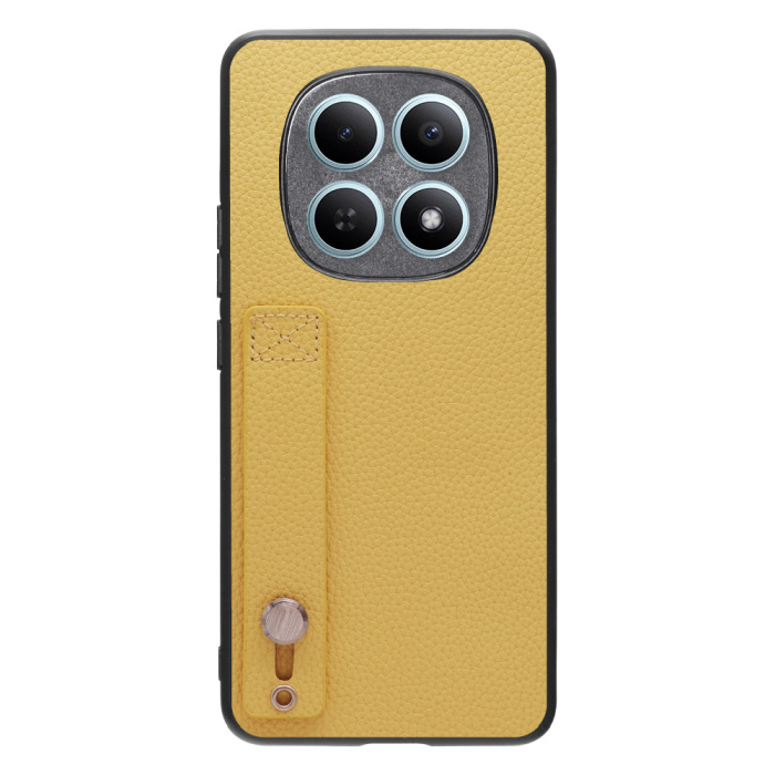 [ LOOF HOLD-SHELL ] POCO M8 5G Xiaomi 25118PC98G スマホケース 背面 ケース カバー ハードケース 背面ベルト 本革 ストラップホール [ POCO M8 5G ]