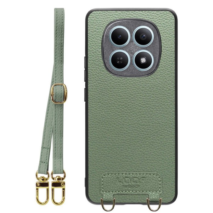 [ LOOF LUXURY-SHELL SHOULDER ] POCO M8 5G Xiaomi 25118PC98G ショルダーストラップ付き シンプルでスマート 本革 シェル型ケース ショルダー ストラップ スマホショルダー [ POCO M8 5G ]