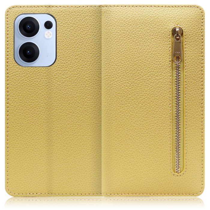 [ LOOF POCKET ] OPPO Reno13 A  スマホケース ケース カバー 手帳型ケース カード収納 本革 マグネットなし ベルトなし ポケット ファスナー [ OPPO Reno13 A ]