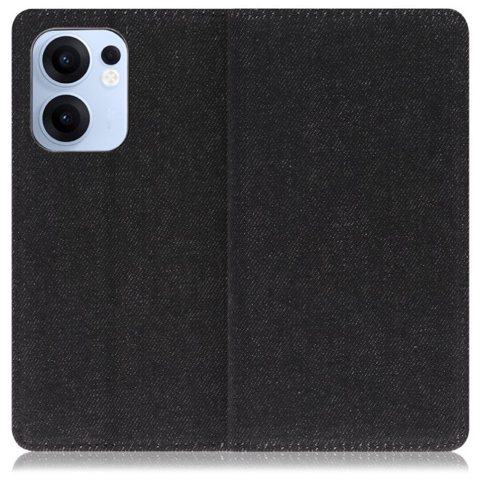 [ LOOF DENIM ] OPPO Reno13 A  スマホケース ケース カバー 手帳型ケース カード収納 マグネット付き デニム ベルトなし [ OPPO Reno13 A ]