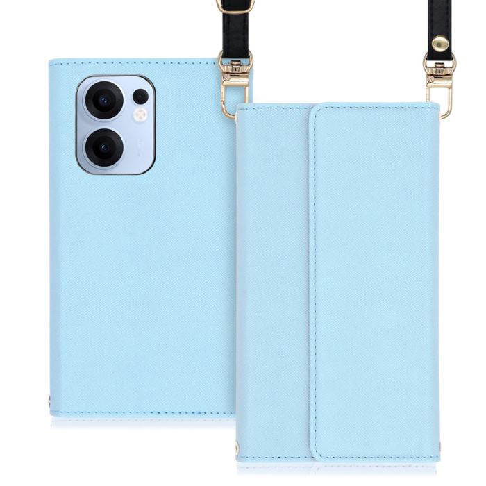 [ LOOF STRAP ] OPPO Reno13 A  スマホケース ケース カバー ショルダー スマホショルダー ストラップ 肩掛け 首掛け 手帳型ケース カード収納 マグネット付き [ OPPO Reno13 A ]