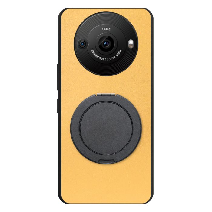 [ LOOF RING-SHELL (シンプル Ver.) ] AQUOS R8 pro SH-51D R8pro AQUOSR8pro スマホケース 背面 ケース カバー ハードケース スマホリング リング付き 本革 ストラップホール [ AQUOS R8 pro ]