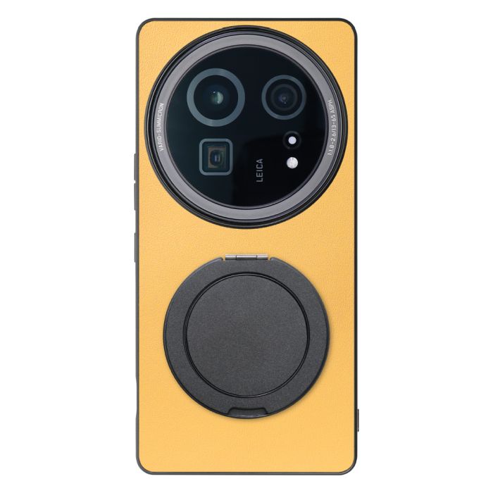 [ LOOF RING-SHELL (シンプル Ver.) ] AQUOS R9 pro SH-54E スマホケース 背面 ケース カバー ハードケース スマホリング リング付き 本革 ストラップホール [ AQUOS R9 pro ]