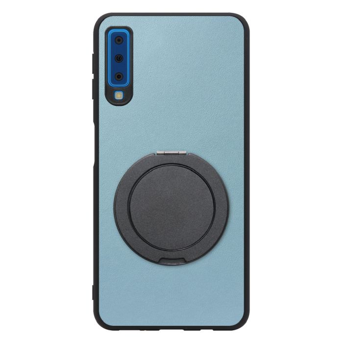 [ LOOF RING-SHELL (シンプル Ver.) ] Galaxy A7 SM-A750C galaxya7 スマホケース 背面 ケース カバー ハードケース スマホリング リング付き 本革 ストラップホール [ Galaxy A7 ]