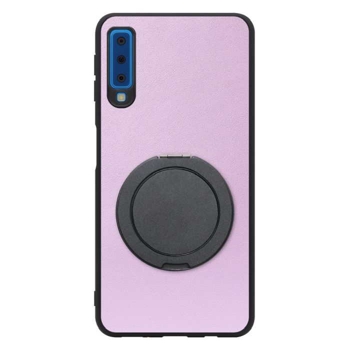 [ LOOF RING-SHELL (シンプル Ver.) ] Galaxy A7 SM-A750C galaxya7 スマホケース 背面 ケース カバー ハードケース スマホリング リング付き 本革 ストラップホール [ Galaxy A7 ]