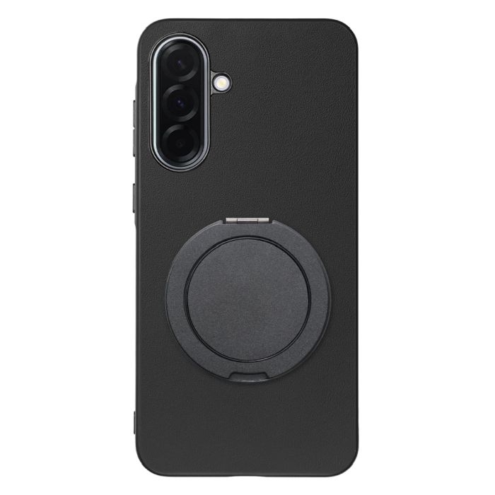 [ LOOF RING-SHELL (シンプル Ver.) ] Galaxy A36 5G SC-54F スマホケース 背面 ケース カバー ハードケース スマホリング リング付き 本革 ストラップホール [ Galaxy A36 5G ]