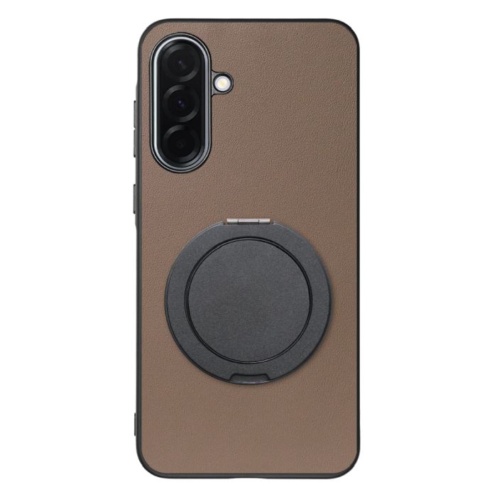 [ LOOF RING-SHELL (シンプル Ver.) ] Galaxy A36 5G SC-54F スマホケース 背面 ケース カバー ハードケース スマホリング リング付き 本革 ストラップホール [ Galaxy A36 5G ]