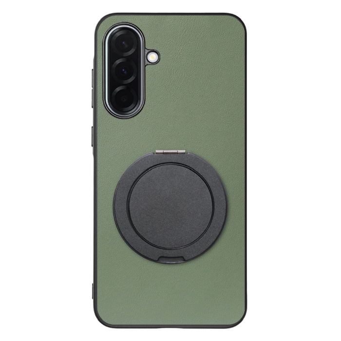 [ LOOF RING-SHELL (シンプル Ver.) ] Galaxy A36 5G SC-54F スマホケース 背面 ケース カバー ハードケース スマホリング リング付き 本革 ストラップホール [ Galaxy A36 5G ]