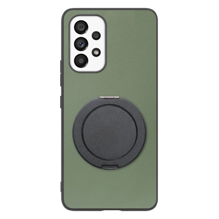 [ LOOF RING-SHELL (シンプル Ver.) ] Galaxy A53 5G SC-53C / SCG15 a535g スマホケース 背面 ケース カバー ハードケース スマホリング リング付き 本革 ストラップホール [ Galaxy A53 5G ]