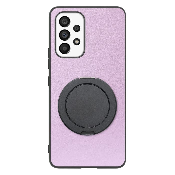 [ LOOF RING-SHELL (シンプル Ver.) ] Galaxy A53 5G SC-53C / SCG15 a535g スマホケース 背面 ケース カバー ハードケース スマホリング リング付き 本革 ストラップホール [ Galaxy A53 5G ]