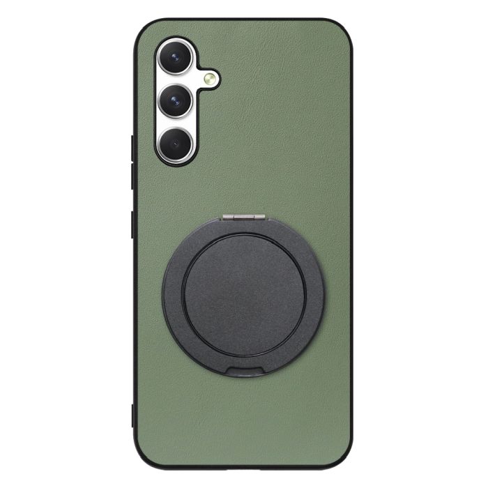 [ LOOF RING-SHELL (シンプル Ver.) ] Galaxy A54 5G  スマホケース 背面 ケース カバー ハードケース スマホリング リング付き 本革 ストラップホール [ Galaxy A54 5G ]