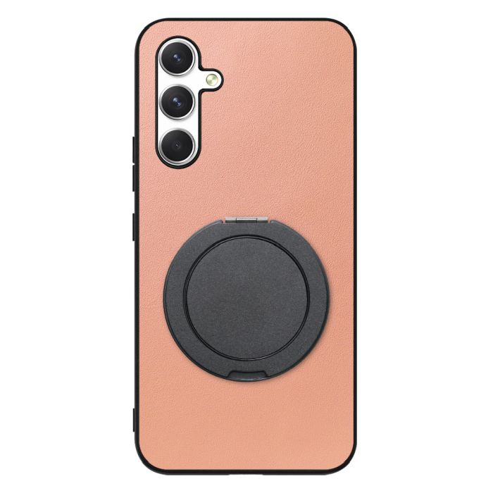 [ LOOF RING-SHELL (シンプル Ver.) ] Galaxy A54 5G  スマホケース 背面 ケース カバー ハードケース スマホリング リング付き 本革 ストラップホール [ Galaxy A54 5G ]