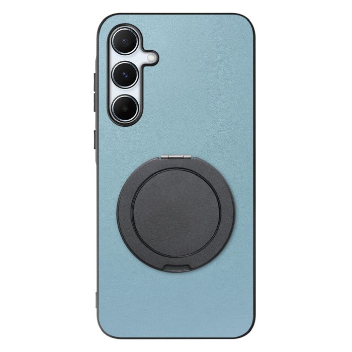 [ LOOF RING-SHELL (シンプル Ver.) ] Galaxy A55 5G  スマホケース 背面 ケース カバー ハードケース スマホリング リング付き 本革 ストラップホール [ Galaxy A55 5G ]