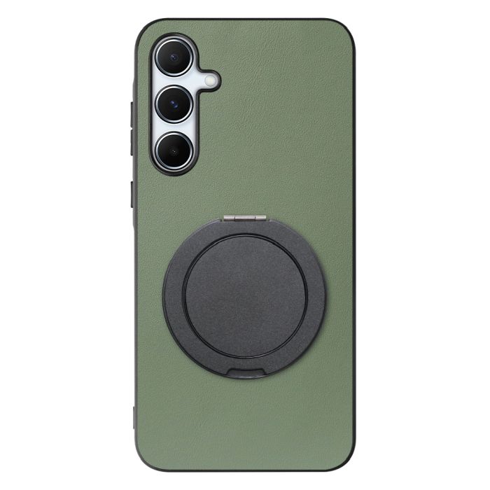 [ LOOF RING-SHELL (シンプル Ver.) ] Galaxy A55 5G  スマホケース 背面 ケース カバー ハードケース スマホリング リング付き 本革 ストラップホール [ Galaxy A55 5G ]