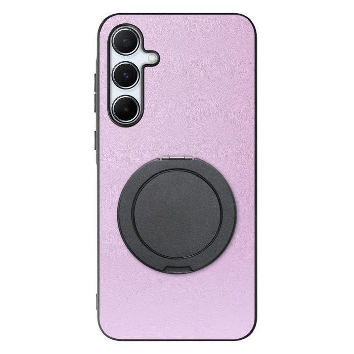 [ LOOF RING-SHELL (シンプル Ver.) ] Galaxy A55 5G  スマホケース 背面 ケース カバー ハードケース スマホリング リング付き 本革 ストラップホール [ Galaxy A55 5G ]