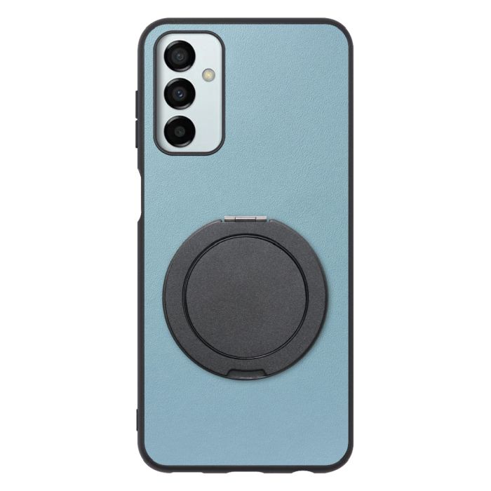 [ LOOF RING-SHELL (シンプル Ver.) ] Galaxy M23 5G m235g スマホケース 背面 ケース カバー ハードケース スマホリング リング付き 本革 ストラップホール [ Galaxy M23 5G ]