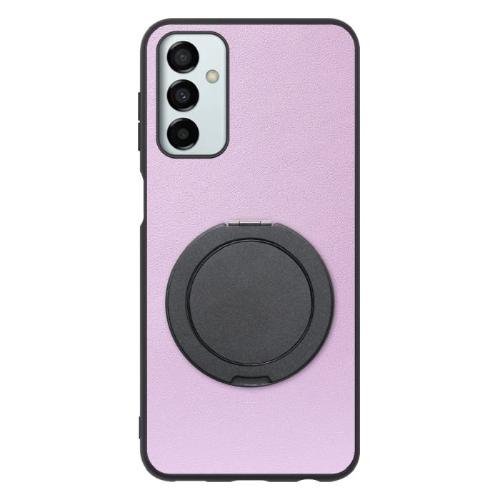 [ LOOF RING-SHELL (シンプル Ver.) ] Galaxy M23 5G m235g スマホケース 背面 ケース カバー ハードケース スマホリング リング付き 本革 ストラップホール [ Galaxy M23 5G ]