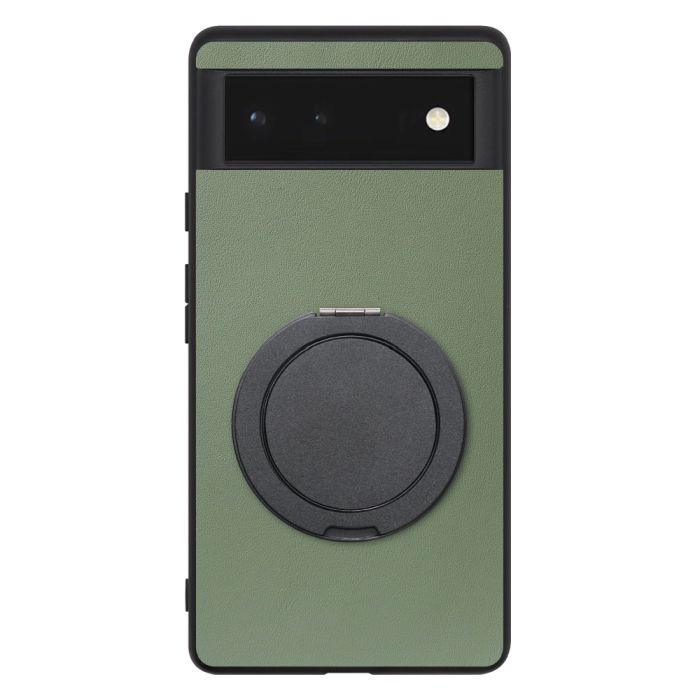 [ LOOF RING-SHELL (シンプル Ver.) ] Google Pixel 6 googlepixel6 pixel6 ピクセル6 スマホケース 背面 ケース カバー ハードケース スマホリング リング付き 本革 ストラップホール [ Google Pixel 6 ]