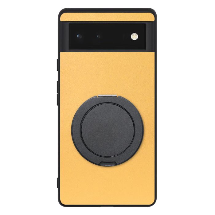[ LOOF RING-SHELL (シンプル Ver.) ] Google Pixel 6 googlepixel6 pixel6 ピクセル6 スマホケース 背面 ケース カバー ハードケース スマホリング リング付き 本革 ストラップホール [ Google Pixel 6 ]
