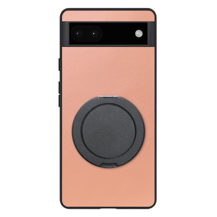 [ LOOF RING-SHELL (シンプル Ver.) ] Google Pixel 6a googlepixel6a pixel6a スマホケース 背面 ケース カバー ハードケース スマホリング リング付き 本革 ストラップホール [ Google Pixel 6a ]