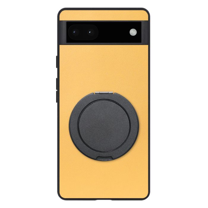 [ LOOF RING-SHELL (シンプル Ver.) ] Google Pixel 6a googlepixel6a pixel6a スマホケース 背面 ケース カバー ハードケース スマホリング リング付き 本革 ストラップホール [ Google Pixel 6a ]