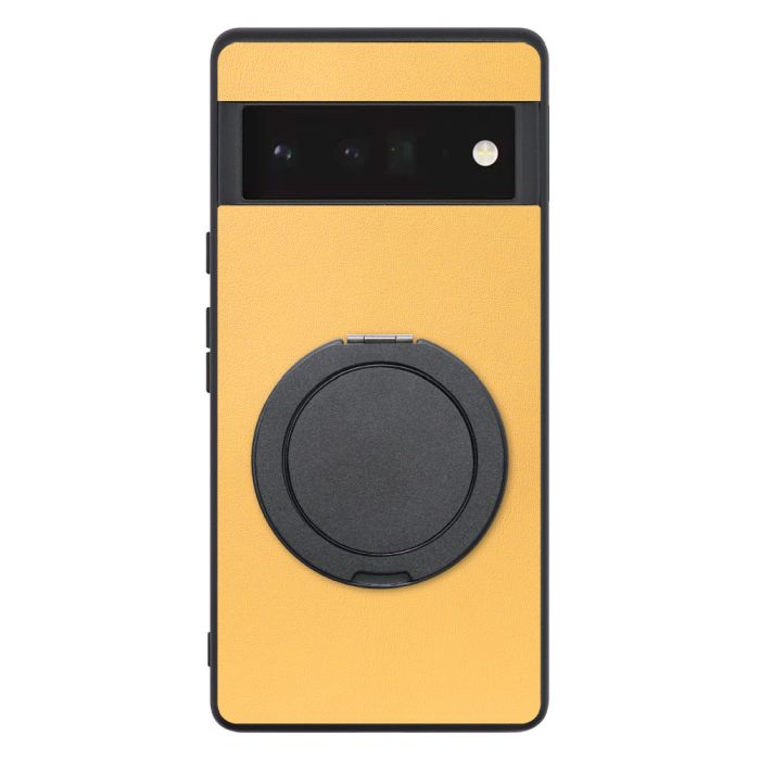 [ LOOF RING-SHELL (シンプル Ver.) ] Google Pixel 6 Pro Googlepixel6pro 6pro プロ ピクセル6pro スマホケース 背面 ケース カバー ハードケース スマホリング リング付き 本革 ストラップホール [ Google Pixel 6 Pro ]