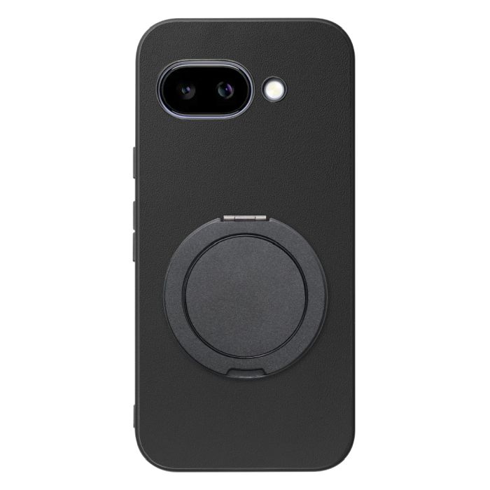 [ LOOF RING-SHELL (シンプル Ver.) ] Google Pixel 9a Google Pixel9a ピクセル9a スマホケース 背面 ケース カバー ハードケース スマホリング リング付き 本革 ストラップホール [ Google Pixel 9a ]