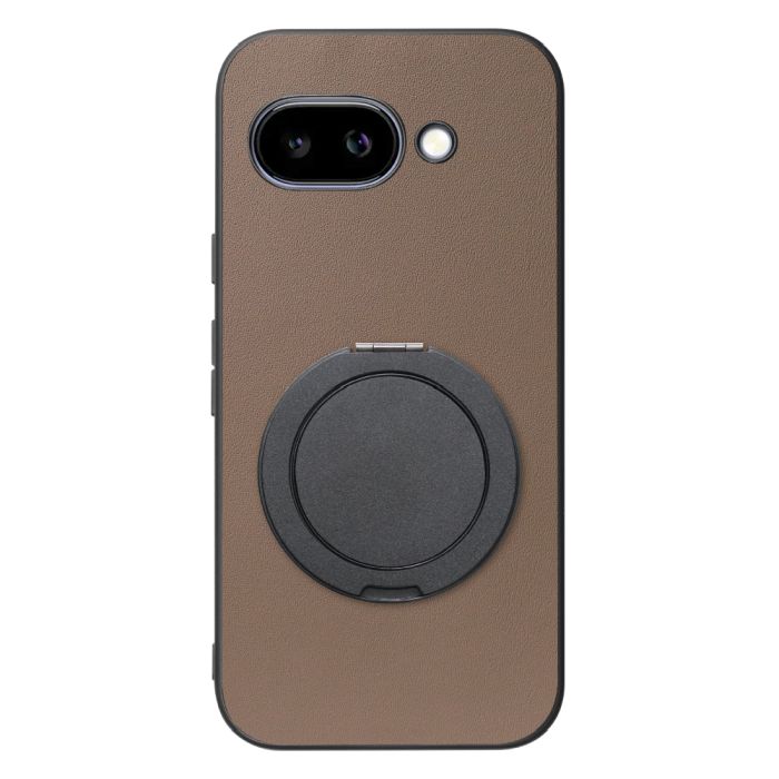 [ LOOF RING-SHELL (シンプル Ver.) ] Google Pixel 9a Google Pixel9a ピクセル9a スマホケース 背面 ケース カバー ハードケース スマホリング リング付き 本革 ストラップホール [ Google Pixel 9a ]