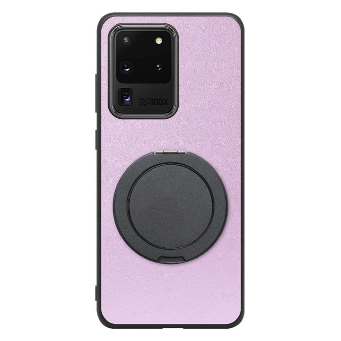 [ LOOF RING-SHELL (シンプル Ver.) ] Galaxy S20 Ultra s20ultra スマホケース 背面 ケース カバー ハードケース スマホリング リング付き 本革 ストラップホール [ Galaxy S20 Ultra 5G ]