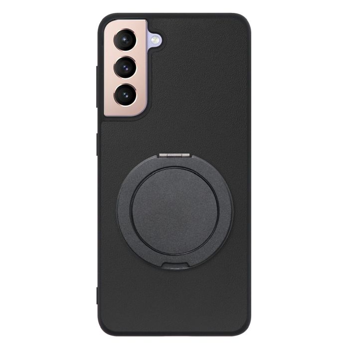 [ LOOF RING-SHELL (シンプル Ver.) ] Galaxy S21+ 5G SCG10 s21plus s21 plus s21plus5g s21+5g スマホケース 背面 ケース カバー ハードケース スマホリング リング付き 本革 ストラップホール [ Galaxy S21+ 5G ]