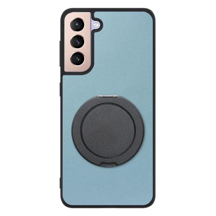 [ LOOF RING-SHELL (シンプル Ver.) ] Galaxy S21+ 5G SCG10 s21plus s21 plus s21plus5g s21+5g スマホケース 背面 ケース カバー ハードケース スマホリング リング付き 本革 ストラップホール [ Galaxy S21+ 5G ]