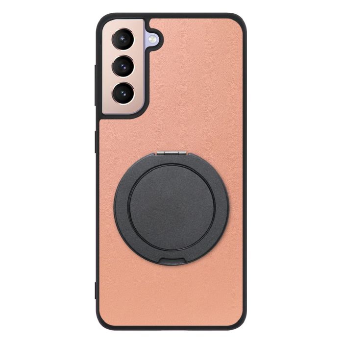 [ LOOF RING-SHELL (シンプル Ver.) ] Galaxy S21+ 5G SCG10 s21plus s21 plus s21plus5g s21+5g スマホケース 背面 ケース カバー ハードケース スマホリング リング付き 本革 ストラップホール [ Galaxy S21+ 5G ]