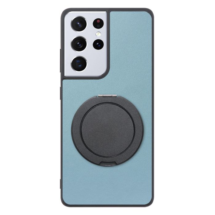 [ LOOF RING-SHELL (シンプル Ver.) ] Galaxy S21 Ultra 5G SC-52B s21ultra5g s21ultra スマホケース 背面 ケース カバー ハードケース スマホリング リング付き 本革 ストラップホール [ Galaxy S21 Ultra 5G ]