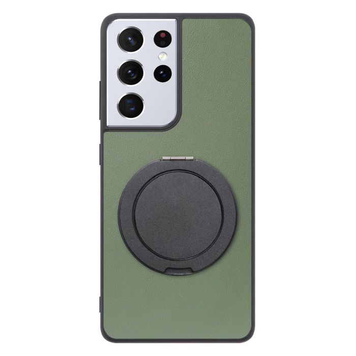 [ LOOF RING-SHELL (シンプル Ver.) ] Galaxy S21 Ultra 5G SC-52B s21ultra5g s21ultra スマホケース 背面 ケース カバー ハードケース スマホリング リング付き 本革 ストラップホール [ Galaxy S21 Ultra 5G ]