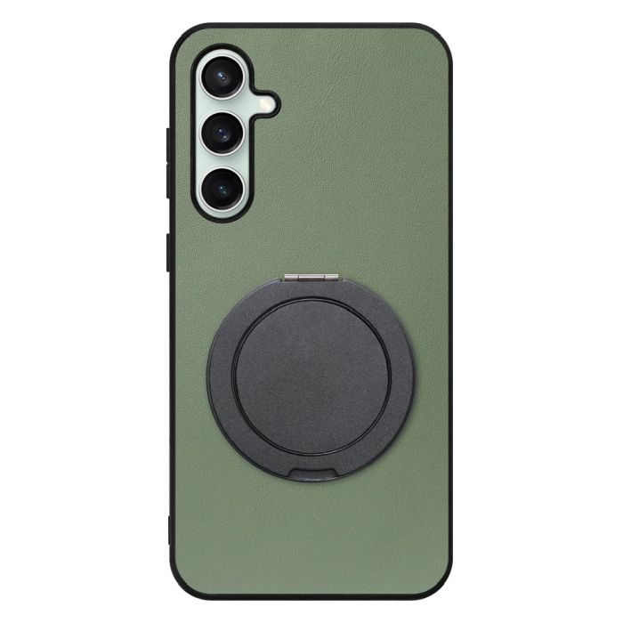 [ LOOF RING-SHELL (シンプル Ver.) ] Galaxy S23 FE s23fe スマホケース 背面 ケース カバー ハードケース スマホリング リング付き 本革 ストラップホール [ Galaxy S23 FE ]