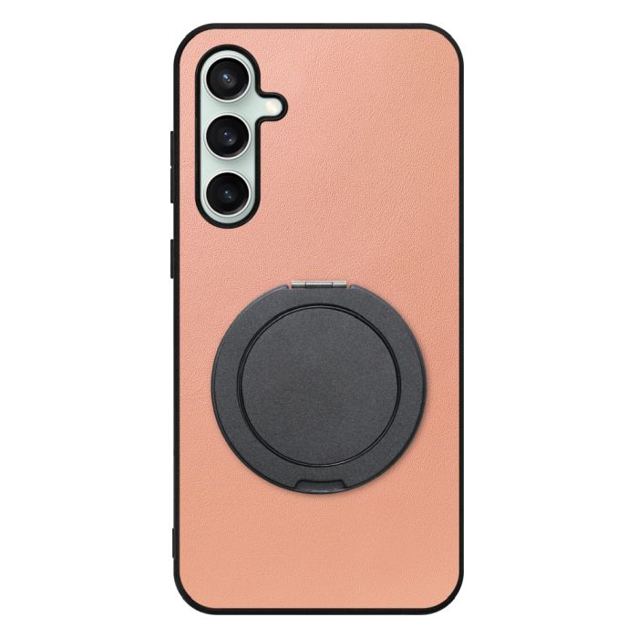 [ LOOF RING-SHELL (シンプル Ver.) ] Galaxy S23 FE s23fe スマホケース 背面 ケース カバー ハードケース スマホリング リング付き 本革 ストラップホール [ Galaxy S23 FE ]