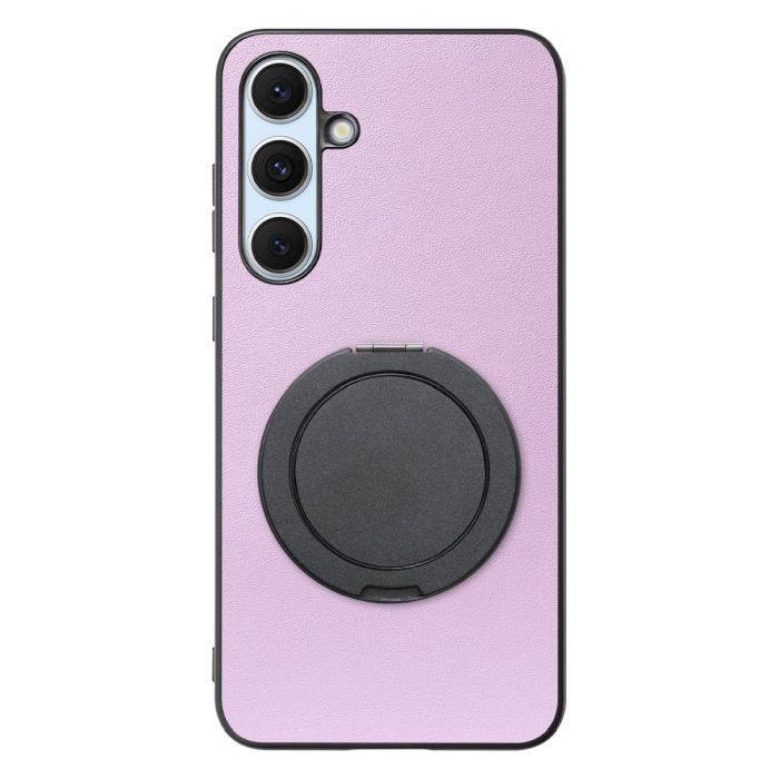 [ LOOF RING-SHELL (シンプル Ver.) ] Galaxy S24 FE SM-S721Q / SCG30 ギャラクシー s24fe スマホケース 背面 ケース カバー ハードケース スマホリング リング付き 本革 ストラップホール [ Galaxy S24 FE ]