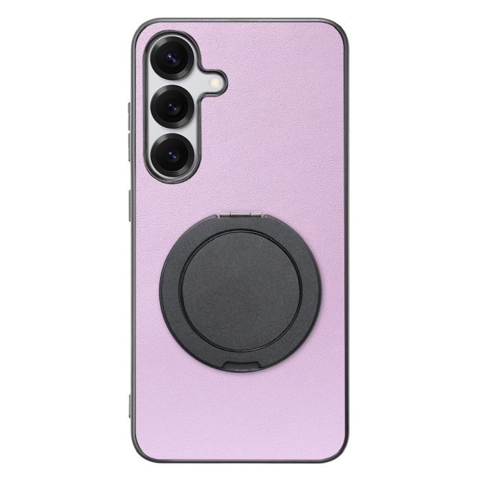 [ LOOF RING-SHELL (シンプル Ver.) ] Galaxy S25 SC-51F スマホケース 背面 ケース カバー ハードケース スマホリング リング付き 本革 ストラップホール [ Galaxy S25 ]