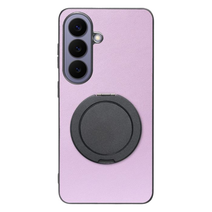 [ LOOF RING-SHELL (シンプル Ver.) ] Galaxy S26 Samsung SC-51G スマホケース 背面 ケース カバー ハードケース スマホリング リング付き 本革 ストラップホール [ Galaxy S26 ]