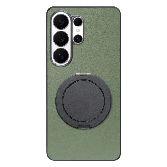 [ LOOF RING-SHELL (シンプル Ver.) ] Galaxy S26 Ultra Samsung SC-53G スマホケース 背面 ケース カバー ハードケース スマホリング リング付き 本革 ストラップホール [ Galaxy S26 Ultra ]