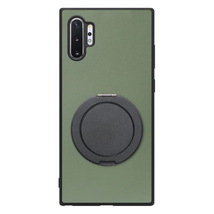 [ LOOF RING-SHELL (シンプル Ver.) ] Galaxy Note10+ SC-01M / SCV45 note10+ note10plus note10 plus スマホケース 背面 ケース カバー ハードケース スマホリング リング付き 本革 ストラップホール [ Galaxy Note10+ ]