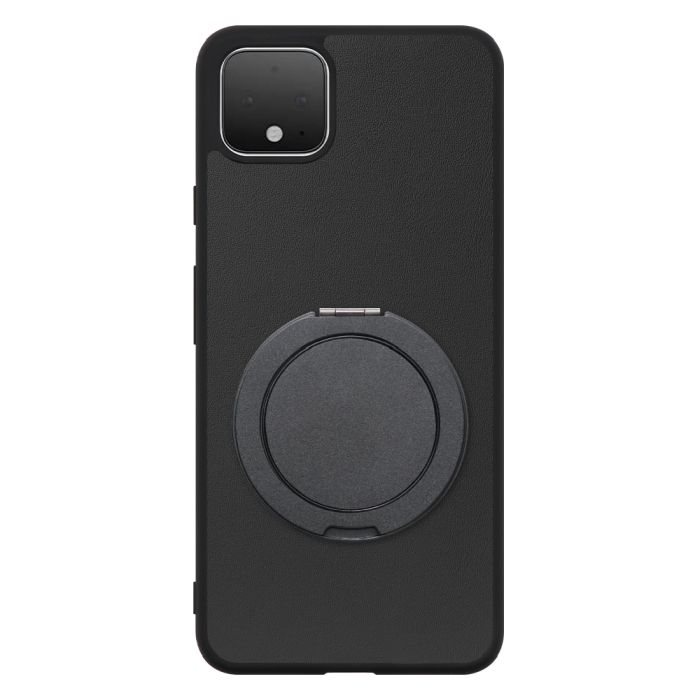 [ LOOF RING-SHELL (シンプル Ver.) ] Google Pixel 4 XL googlepixel pixel4xl ピクセル4XL スマホケース 背面 ケース カバー ハードケース スマホリング リング付き 本革 ストラップホール [ Google Pixel 4 XL ]